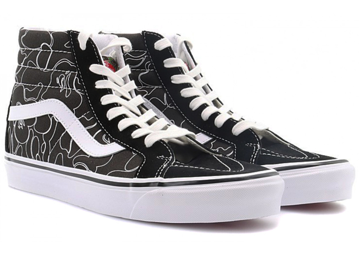A BATHING APE x Vans SK8 HI 38 DX