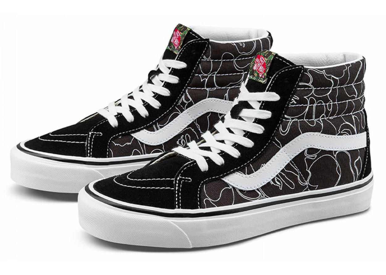 A BATHING APE x Vans SK8 HI 38 DX
