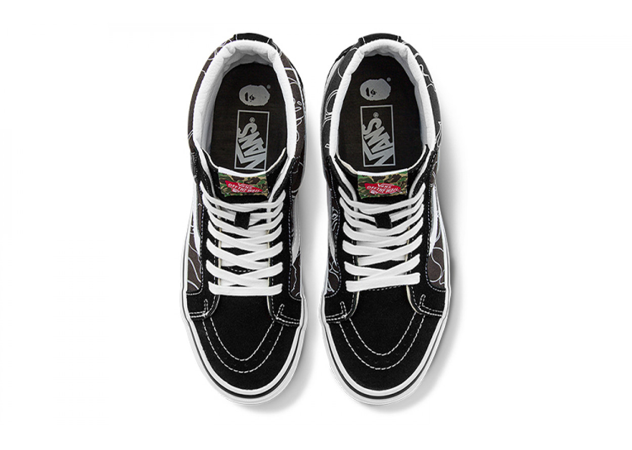 A BATHING APE x Vans SK8 HI 38 DX