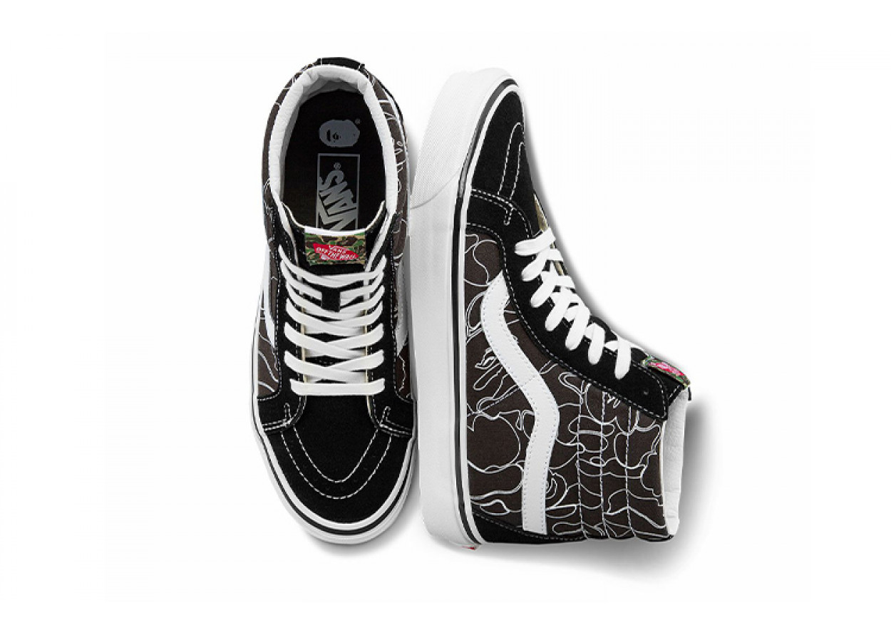 A BATHING APE x Vans SK8 HI 38 DX