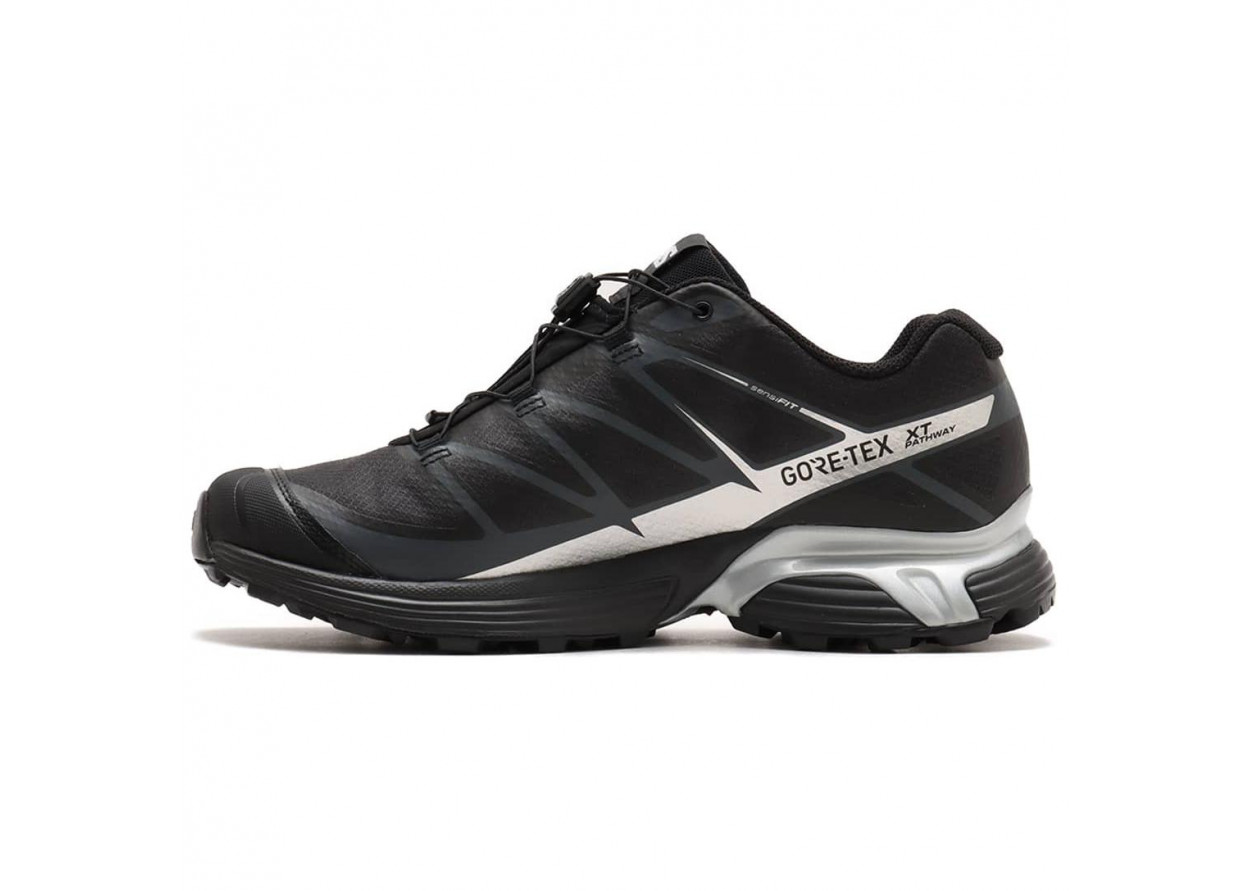 SALOMON XT-Pathway Wear-Resistant Water-Resistant Slip-Resistant Low-Top Running Shoes Unisex Black
