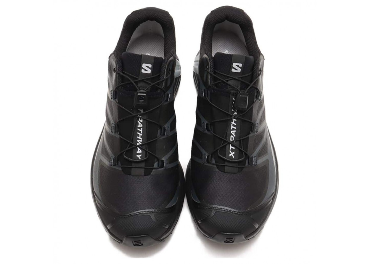 SALOMON XT-Pathway Wear-Resistant Water-Resistant Slip-Resistant Low-Top Running Shoes Unisex Black