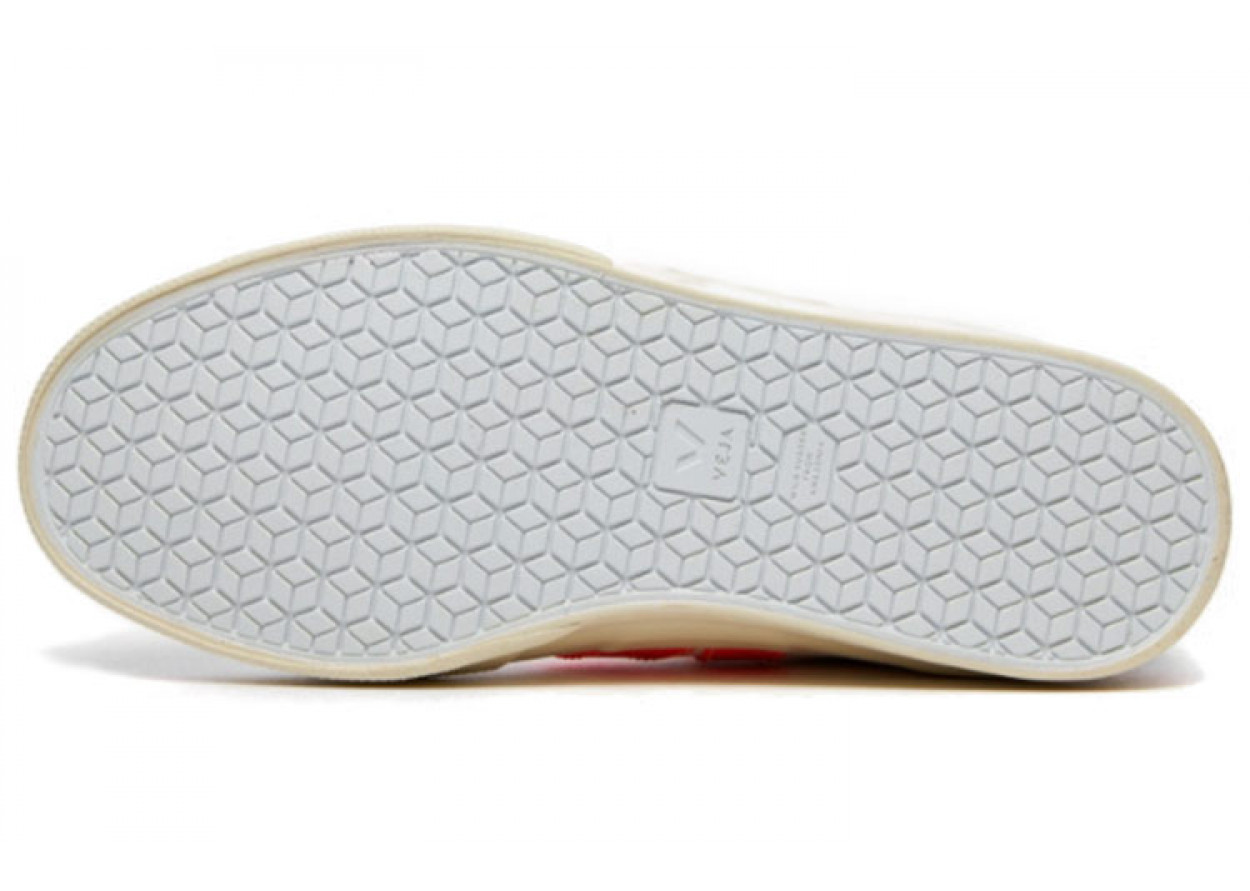 VEJA Campo Chromefree 'White Orange Fluo'