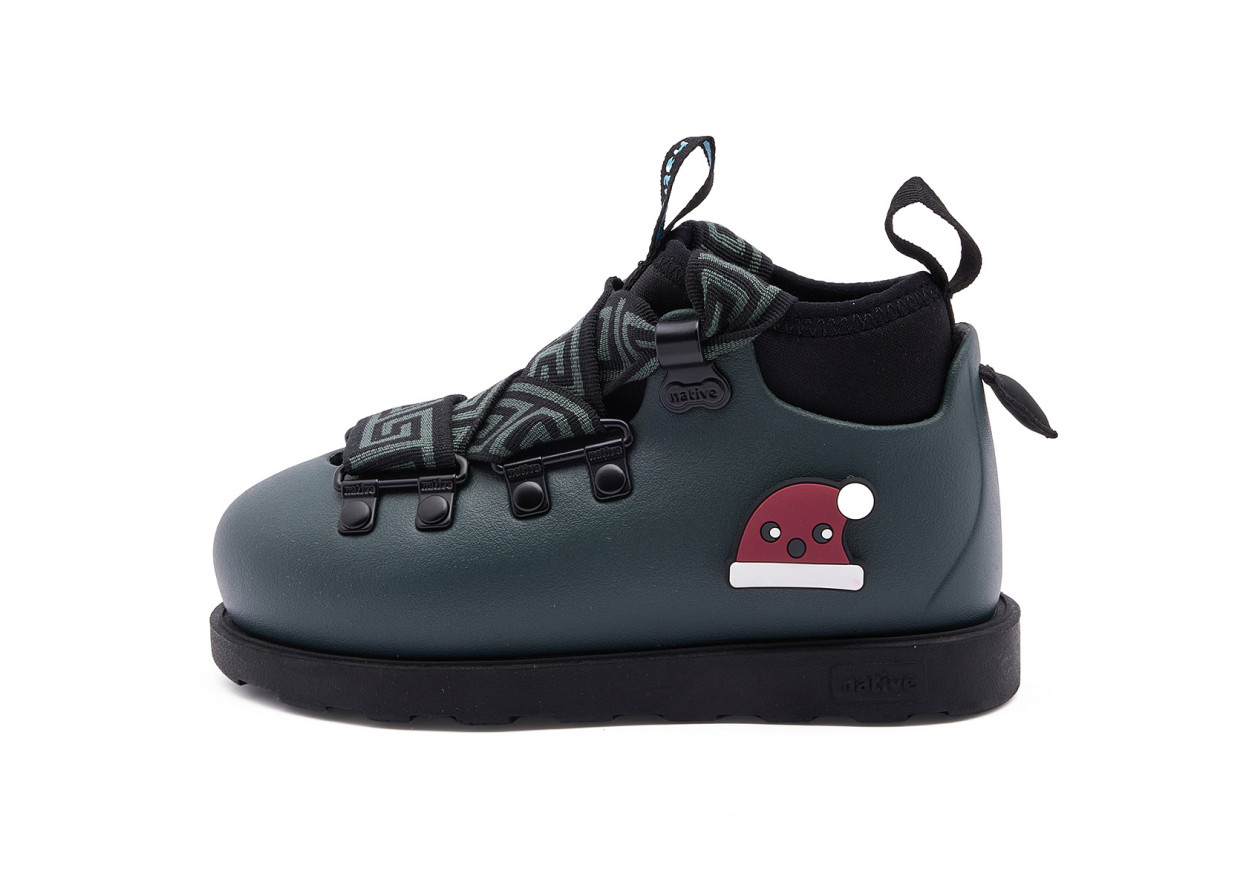 Native Shoes Fitzsimmons 3.0 New Year Collection Water-Resistant European Boot Low Shaft Kids' Boots Dark Green Kids'