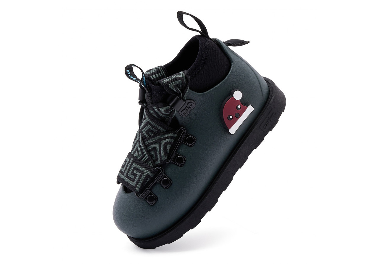 Native Shoes Fitzsimmons 3.0 New Year Collection Water-Resistant European Boot Low Shaft Kids' Boots Dark Green Kids'