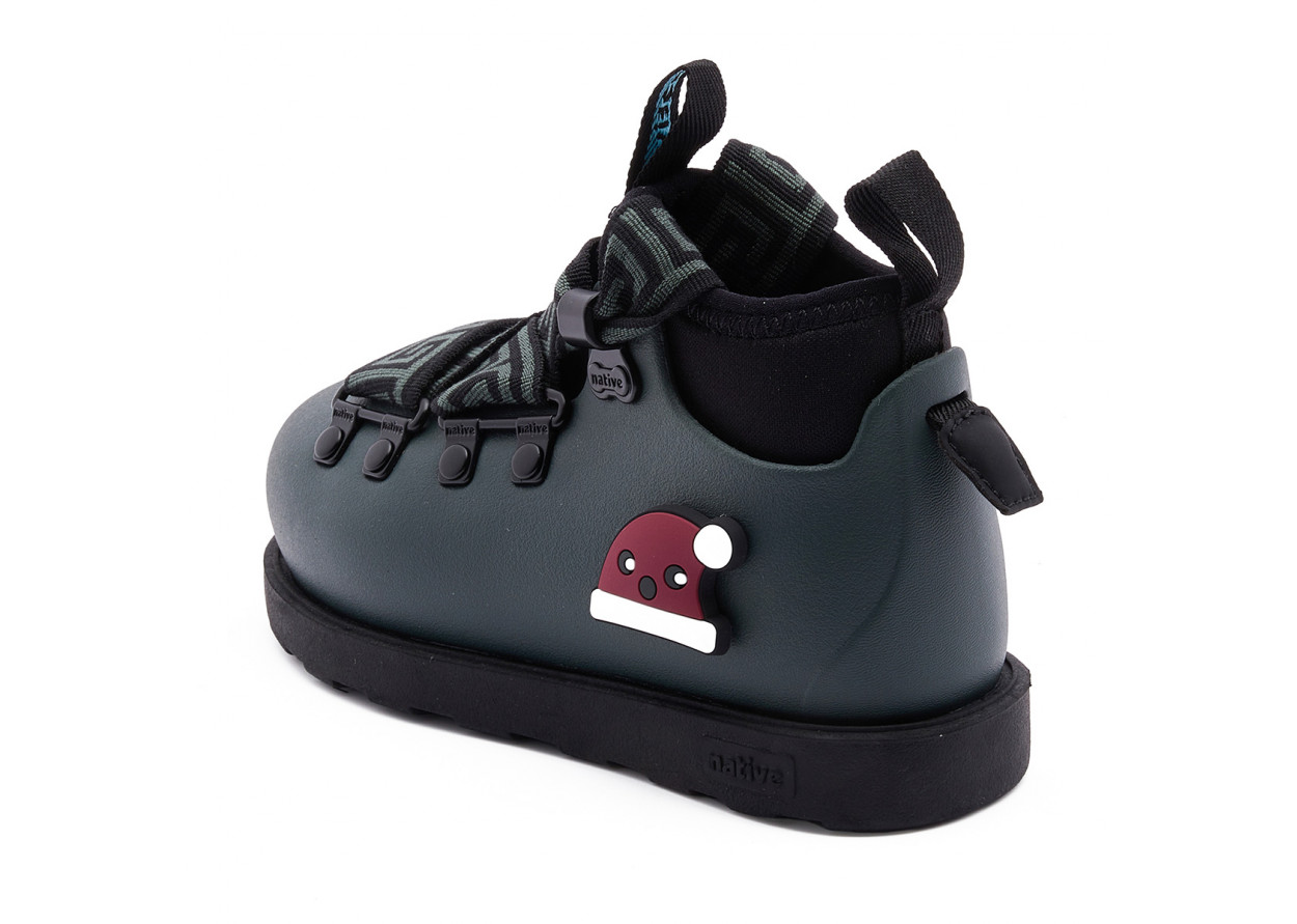 Native Shoes Fitzsimmons 3.0 New Year Collection Water-Resistant European Boot Low Shaft Kids' Boots Dark Green Kids'