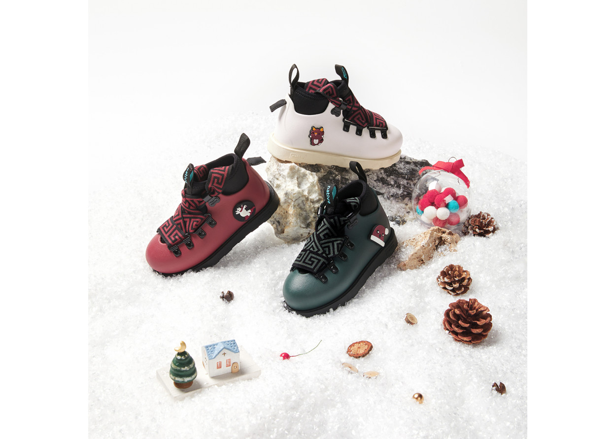 Native Shoes Fitzsimmons 3.0 New Year Collection Water-Resistant European Boot Low Shaft Kids' Boots Dark Green Kids'