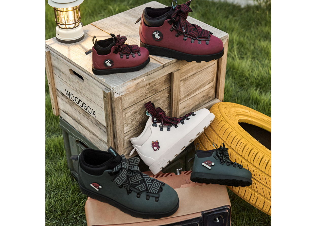 Native Shoes Fitzsimmons 3.0 New Year Collection Water-Resistant European Boot Low Shaft Kids' Boots Dark Green Kids'