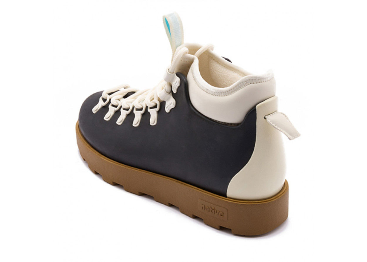 Native Shoes Fitzsimmons 3.0 Urban Adventure Collection Puffy Shoes Euro Boot Short Martin Boot Unisex Black