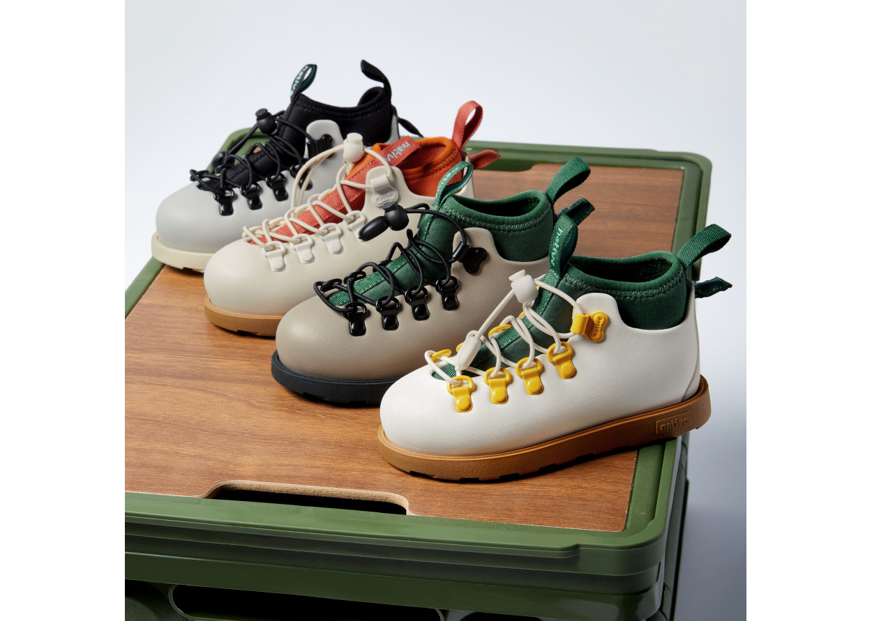 Native Shoes Fitzsimmons 3.0 Urban Adventure Collection Low Shaft Kids' Boots Gray Kids'