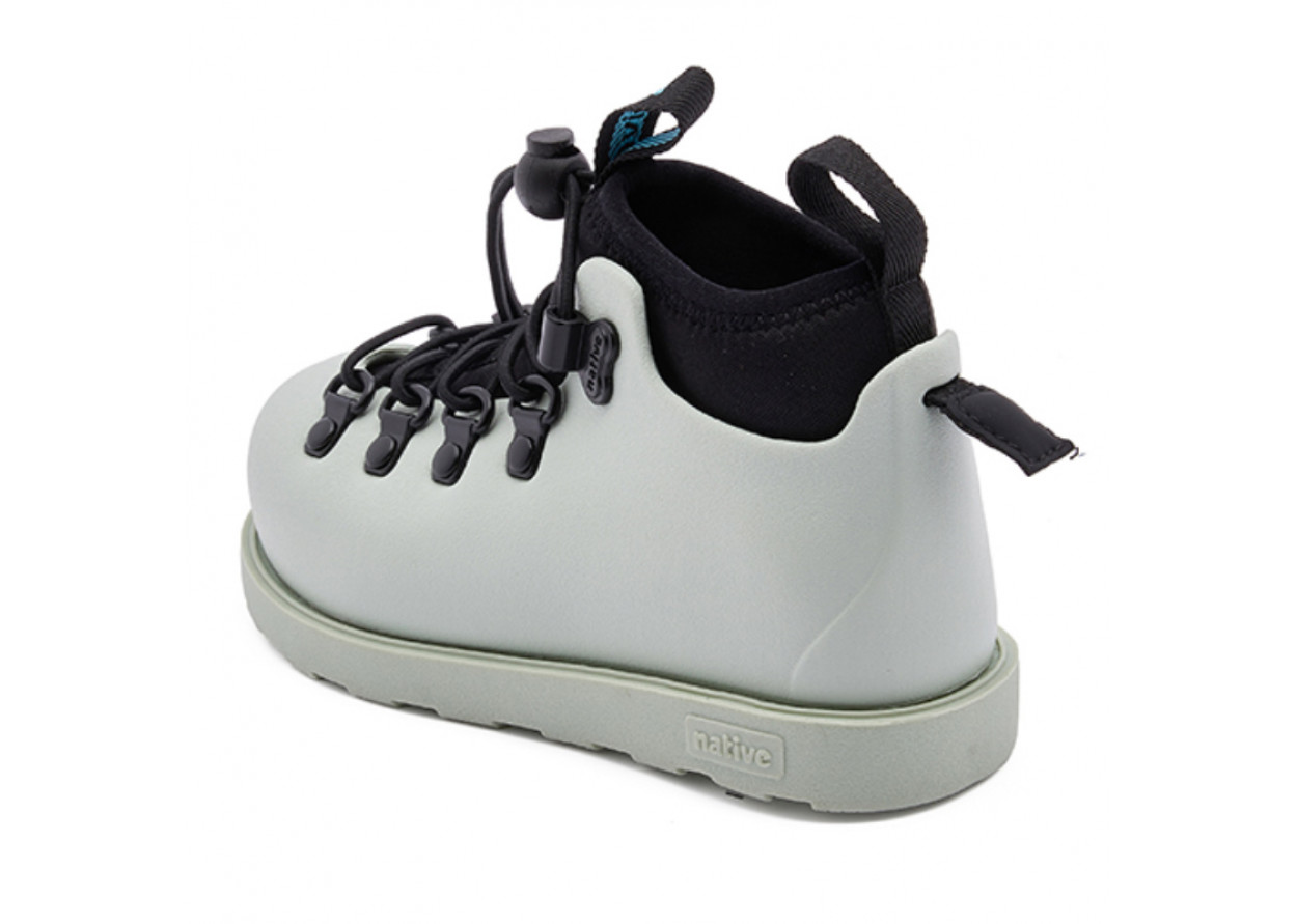 Native Shoes Fitzsimmons 3.0 Seaweed Collection Low Shaft Martin Boot Gray Green Kids'