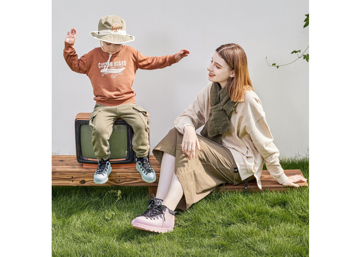 Native Shoes Fitzsimmons 3.0 Seaweed Collection Low Shaft Martin Boot Gray Green Kids'