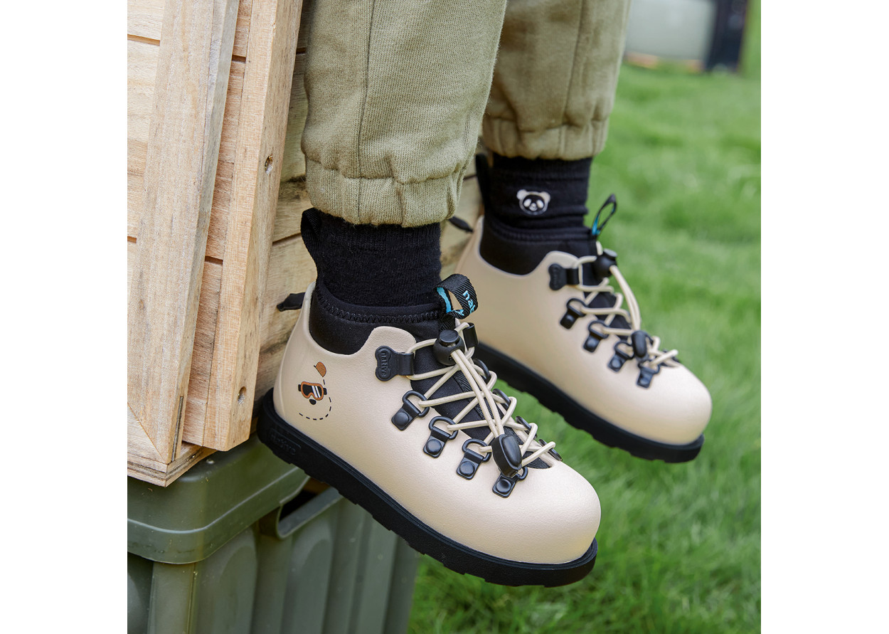 Native Shoes Fitzsimmons 3.0 Forest Exploration Collection Low Shaft Kids' Boots Ecru Kids'