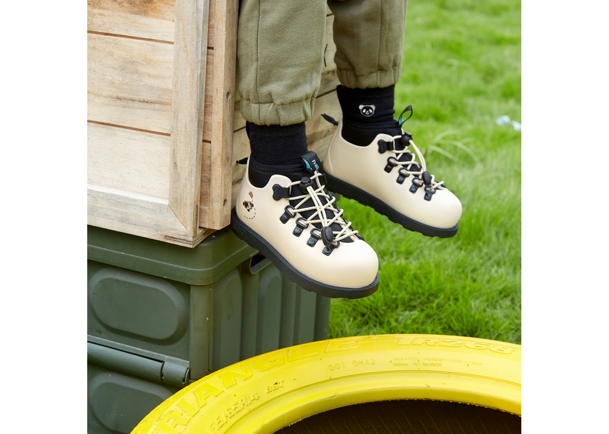 Native Shoes Fitzsimmons 3.0 Forest Exploration Collection Low Shaft Kids' Boots Ecru Kids'