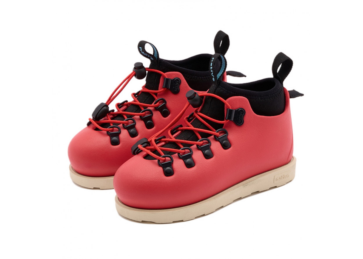 Native Shoes Fitzsimmons 3.0 Upgraded Anti-Slip Wear-Resistant Low Shaft Kids' Boots Red Kids'