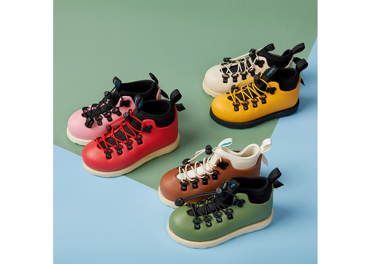 Native Shoes Fitzsimmons 3.0 Upgraded Anti-Slip Wear-Resistant Low Shaft Kids' Boots Red Kids'