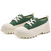 Native Shoes Canvas Shoes Unisex Low-Top Forest Green | Beige