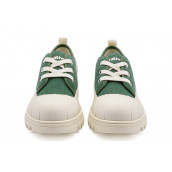 Native Shoes Canvas Shoes Unisex Low-Top Forest Green | Beige