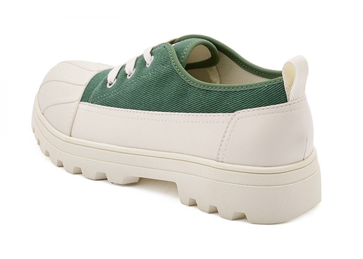 Native Shoes Canvas Shoes Unisex Low-Top Forest Green | Beige