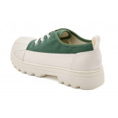 Native Shoes Canvas Shoes Unisex Low-Top Forest Green | Beige
