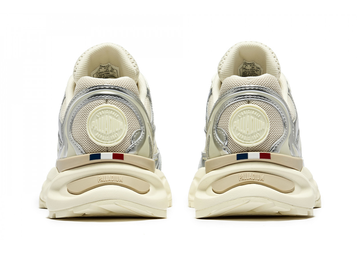 Palladium Casual Shoes Men Low-Top Silver