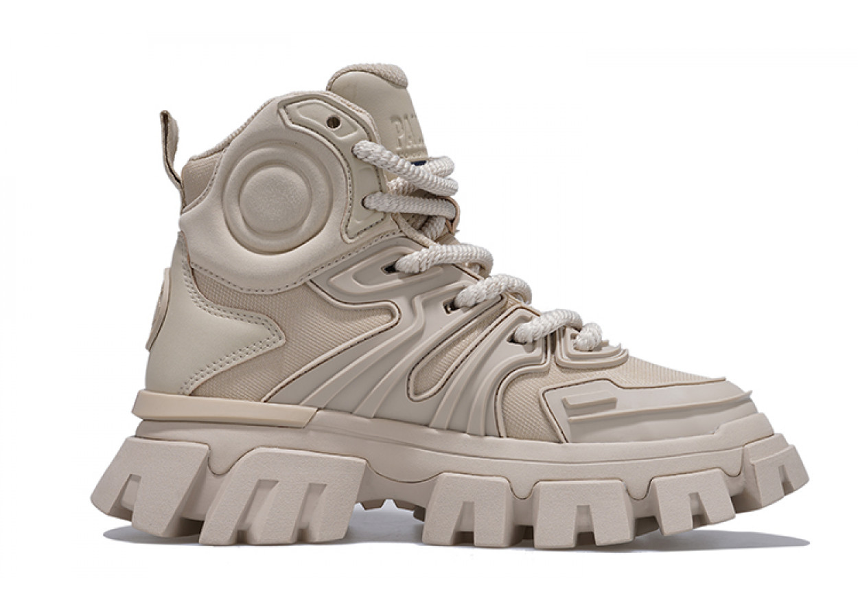 Palladium Ankle Boots Men Beige Brown