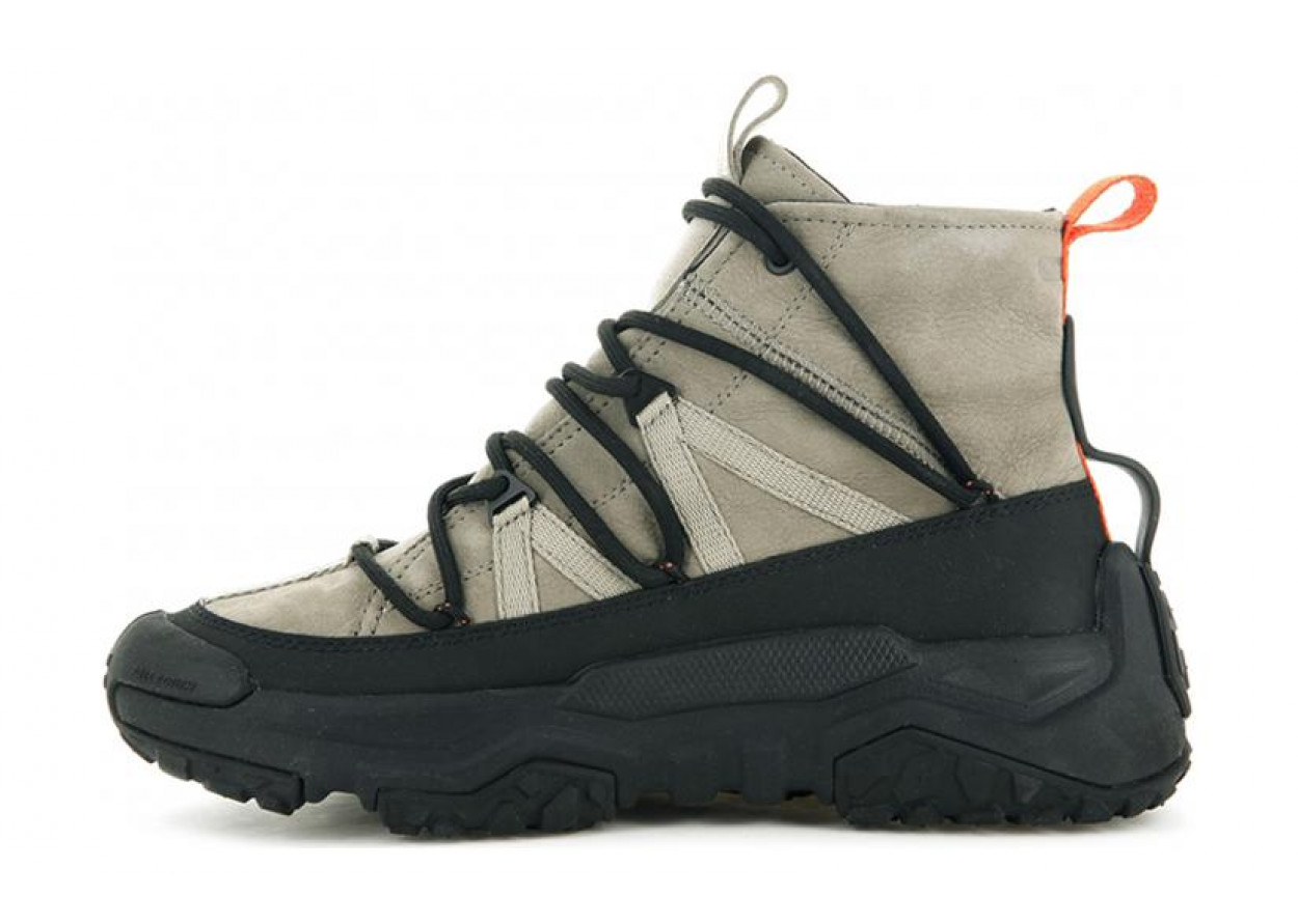 Palladium Off-grid CRS NBK WP+ Warm Wear-Resistant Cushioned Water-Resistant Crew Outdoor Boots Unisex Dark Khaki