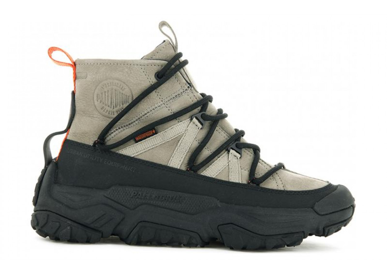 Palladium Off-grid CRS NBK WP+ Warm Wear-Resistant Cushioned Water-Resistant Crew Outdoor Boots Unisex Dark Khaki