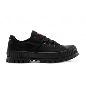 Palladium Canvas Shoes Unisex Low-Top Black