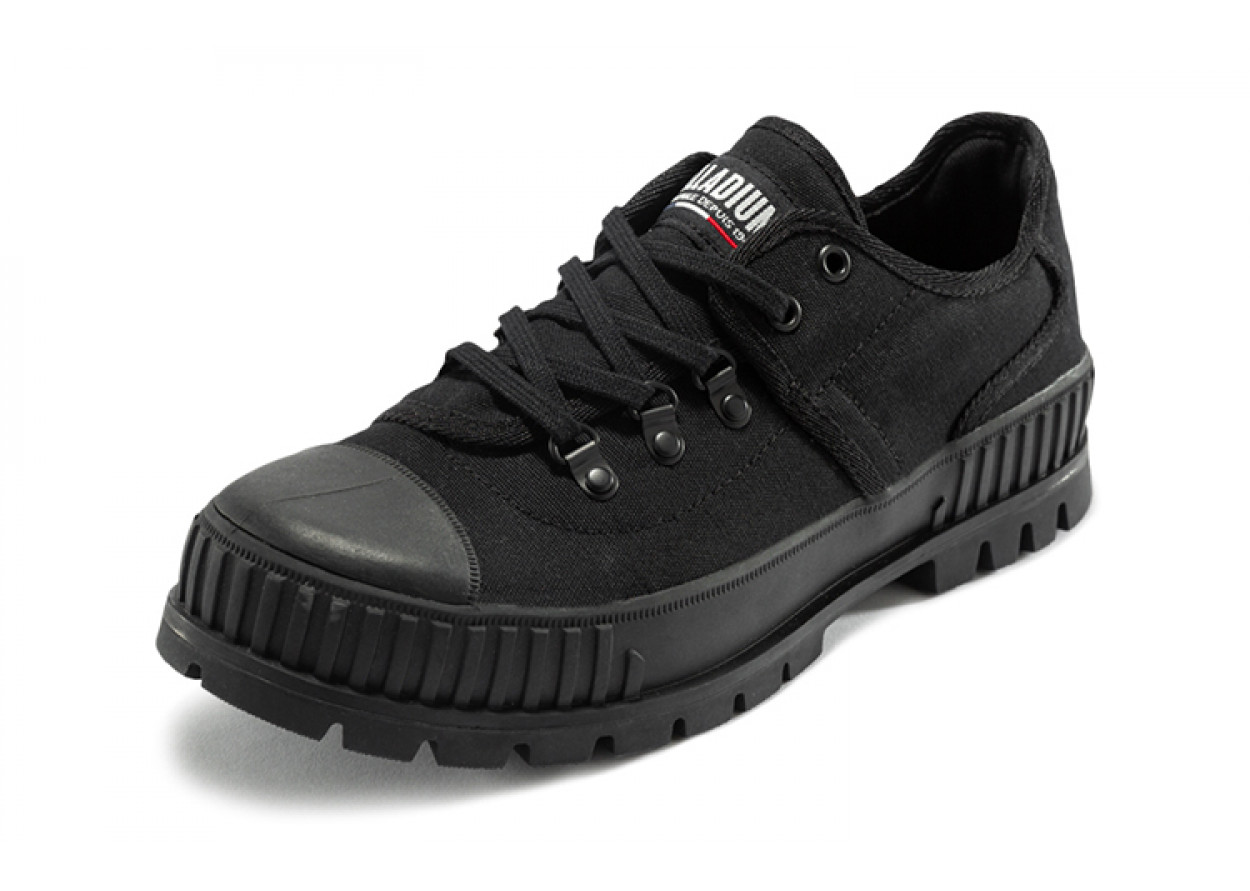 Palladium Canvas Shoes Unisex Low-Top Black