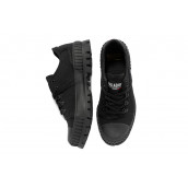 Palladium Canvas Shoes Unisex Low-Top Black