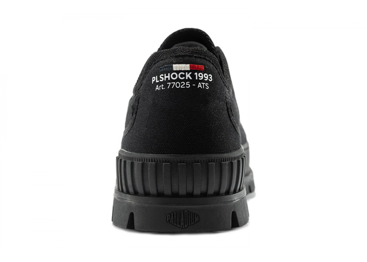 Palladium Canvas Shoes Unisex Low-Top Black