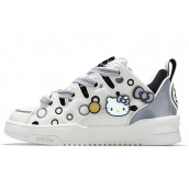 Hello Kitty x Palladium Low-Top Skateboard Shoes Women's Black Gray