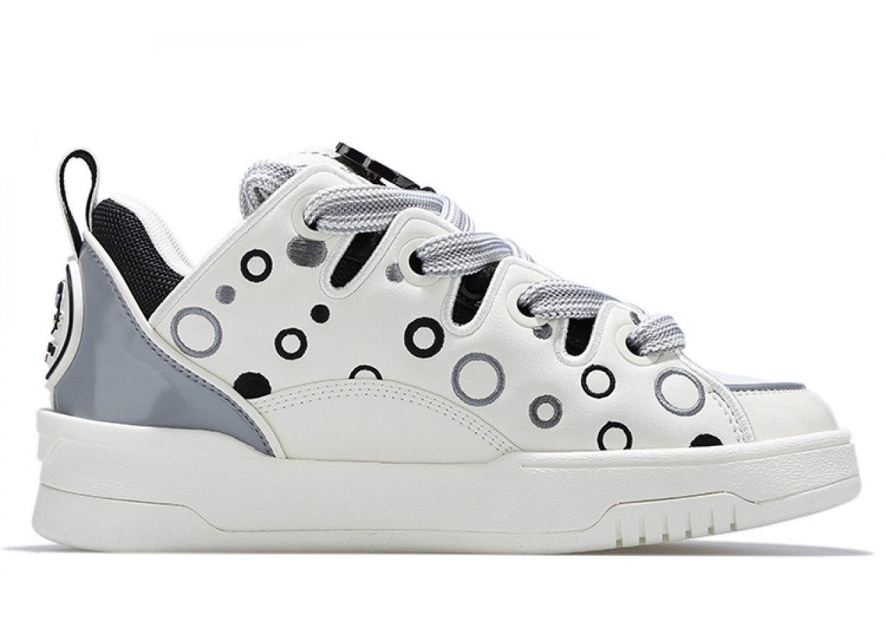 Hello Kitty x Palladium Low-Top Skateboard Shoes Women's Black Gray