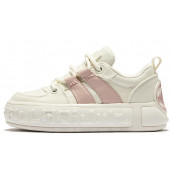 Palladium Balanced Wear-Resistant Low-Top Skateboard Shoes Women's Pink White