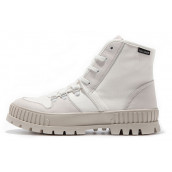 Palladium Canvas Shoes Unisex High-Top Star White