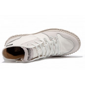 Palladium Canvas Shoes Unisex High-Top Star White