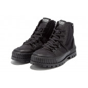 Palladium Canvas Shoes Unisex High-Top Black