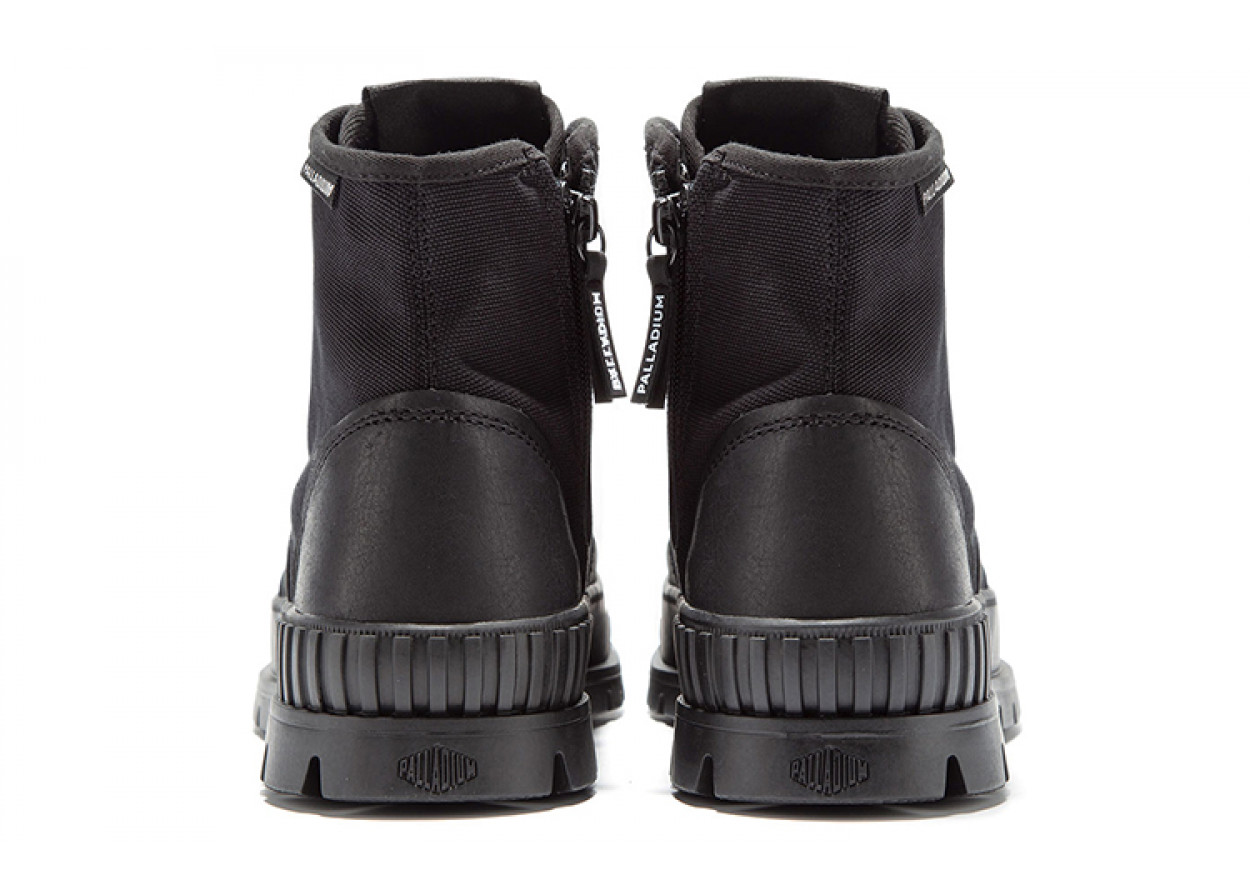 Palladium Canvas Shoes Unisex High-Top Black