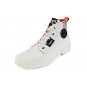 Palladium Canvas Shoes Unisex High-Top Black White