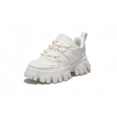 Palladium Anti-Slip Wear-Resistant Breathable Lightweight Low-Top Chunky Sneakers Women's White