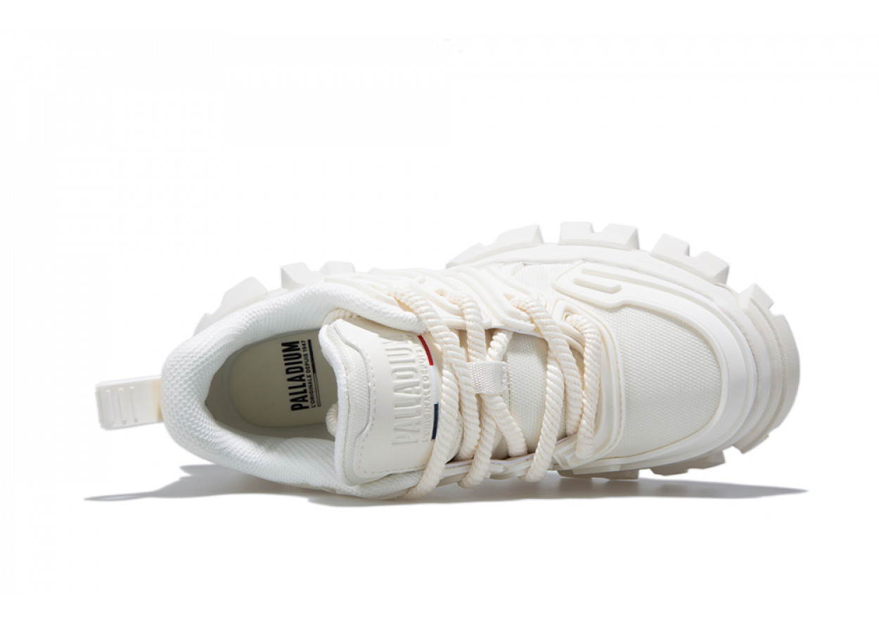 Palladium Anti-Slip Wear-Resistant Breathable Lightweight Low-Top Chunky Sneakers Women's White