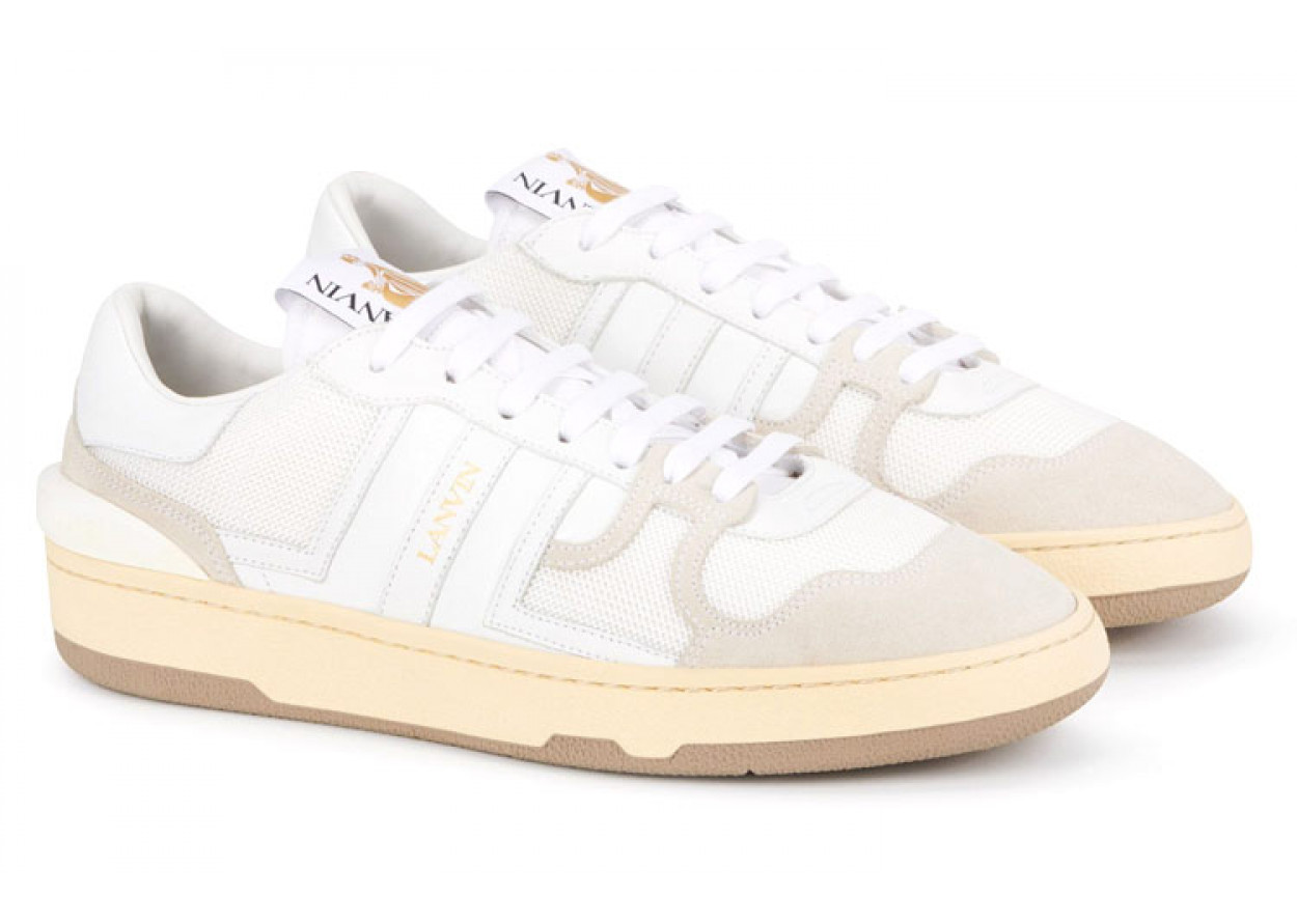 Lanvin Clay Leather Sneakers