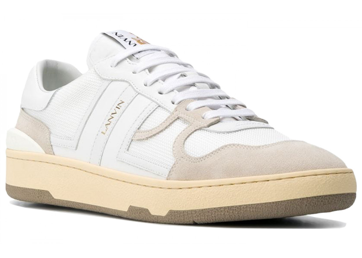Lanvin Clay Leather Low-top Sneakers