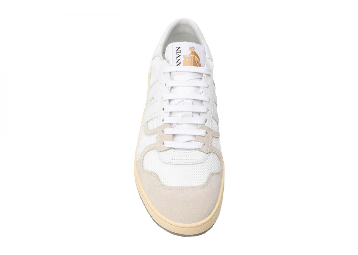 Lanvin Clay Leather Low-top Sneakers