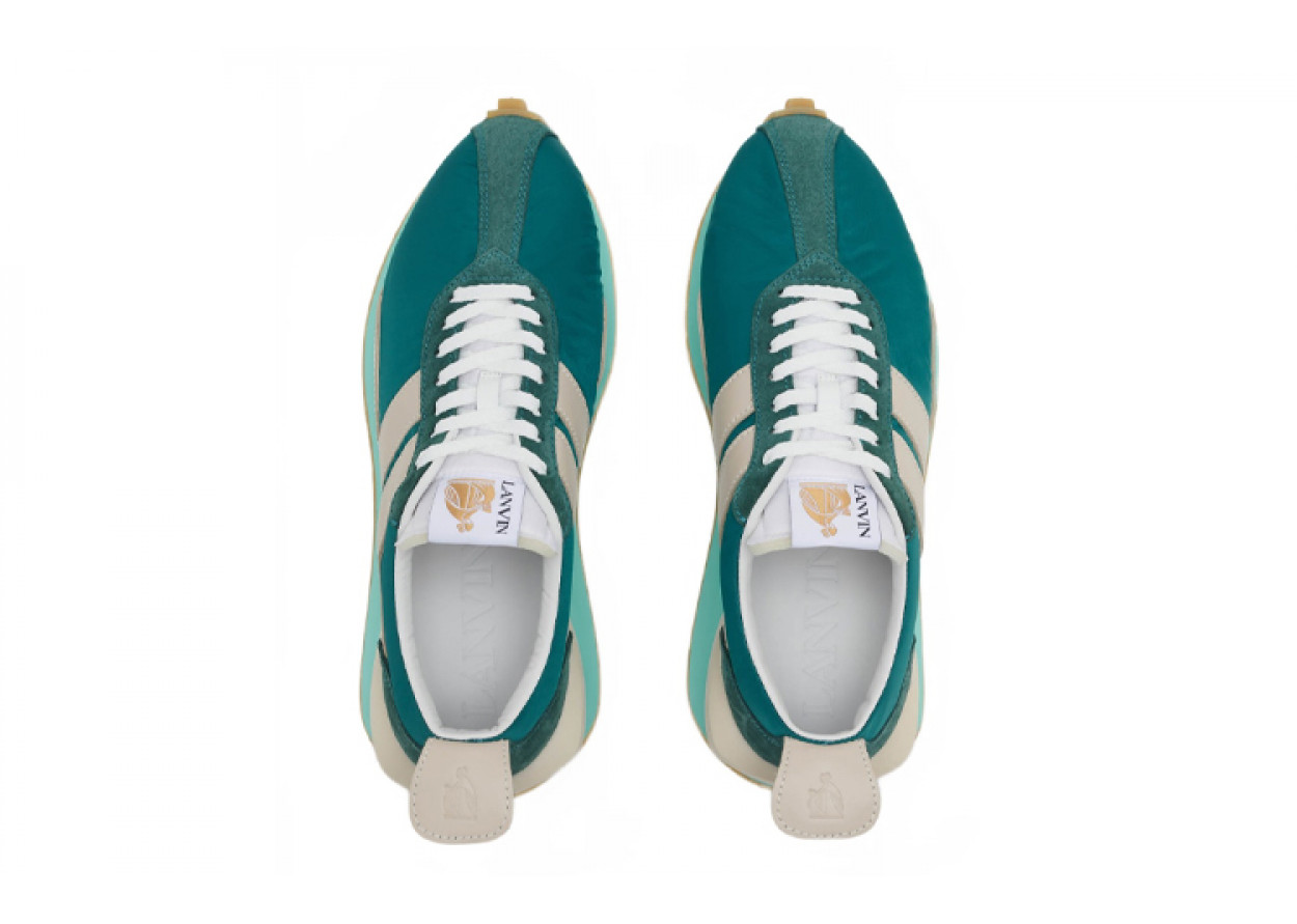 Lanvin Bumpr Low-Top Casual Shoes Men's Blue