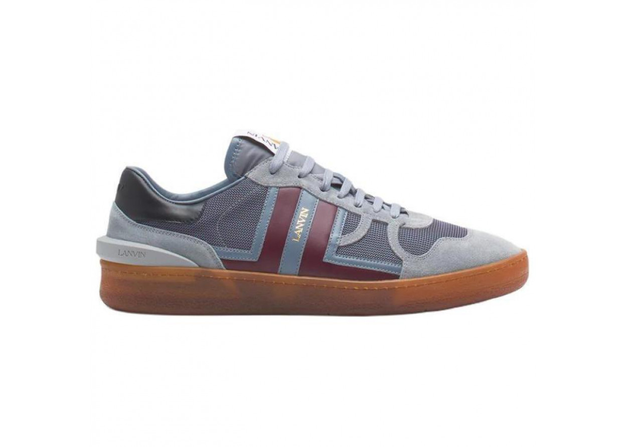 Lanvin Clay Low-Top Skateboard Shoes Men's Gray