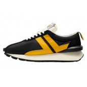 Lanvin Bumpr Low-Top Casual Shoes Men's Yellow Black