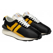 Lanvin Bumpr Low-Top Casual Shoes Men's Yellow Black