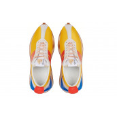 Lanvin Bumpr Cushioning Wear-Resistant Low-Top Casual Shoes Men's Yellow Orange White